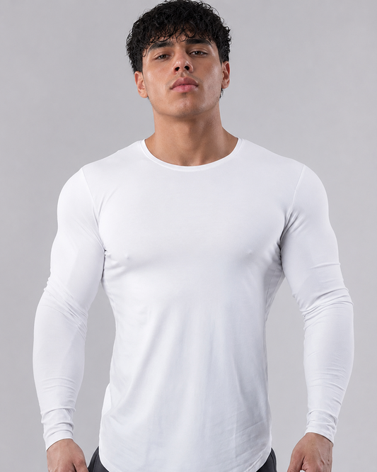 T-shirt à congestion manches longues