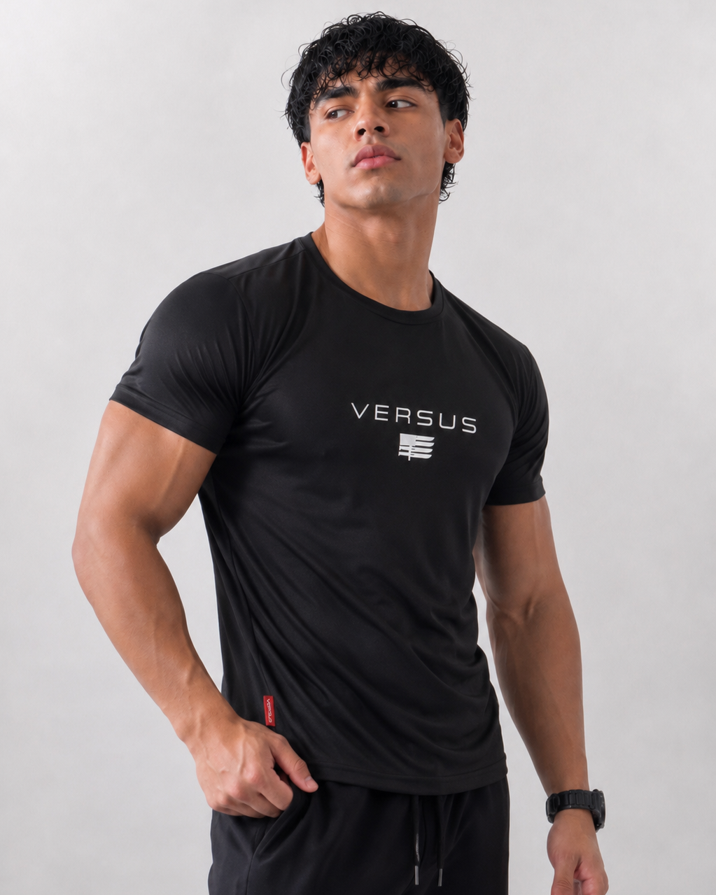 T-shirt à compression élastique pour la musculation